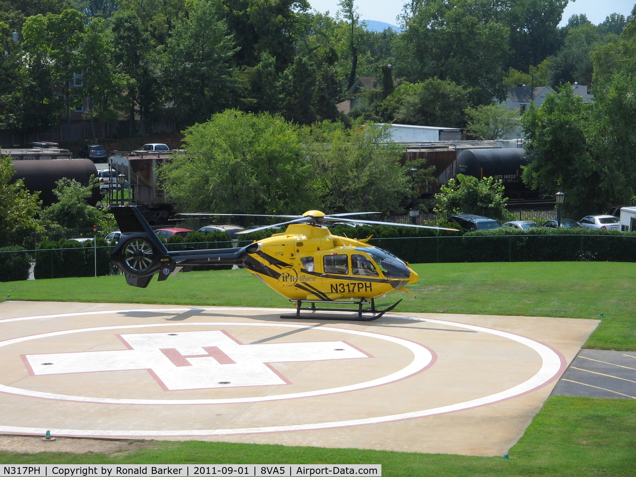 N317PH, 2005 Eurocopter EC-135P-2 C/N 423, UVA Hospital