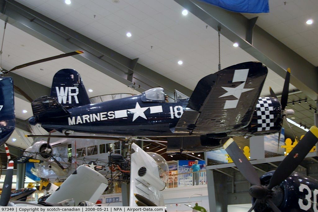 97349, Vought F4U-4 Corsair C/N 9503, Chance Vought F4U-4 at the National Naval Aviation Museum, Pensacola, FL