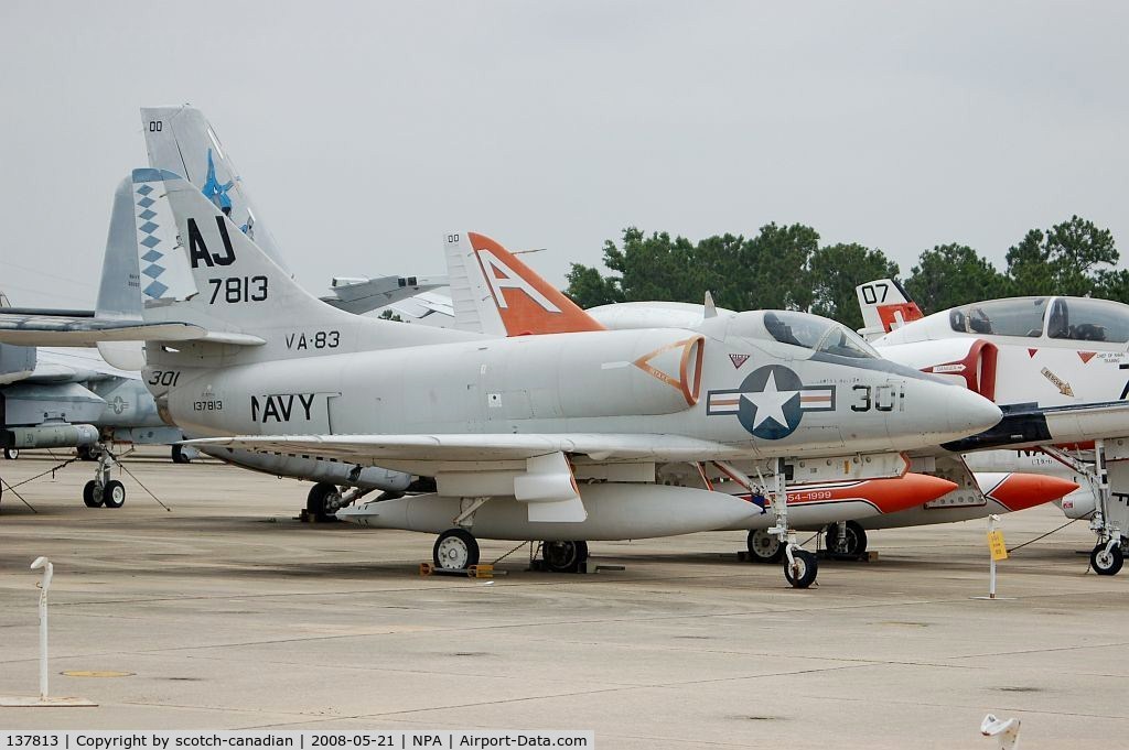 137813, Douglas A-4A Skyhawk (XA4D-1) C/N 10710, Douglas A-4A Skyhawk (XA4D-1) at the National Naval Aviation Museum, Pensacola, FL