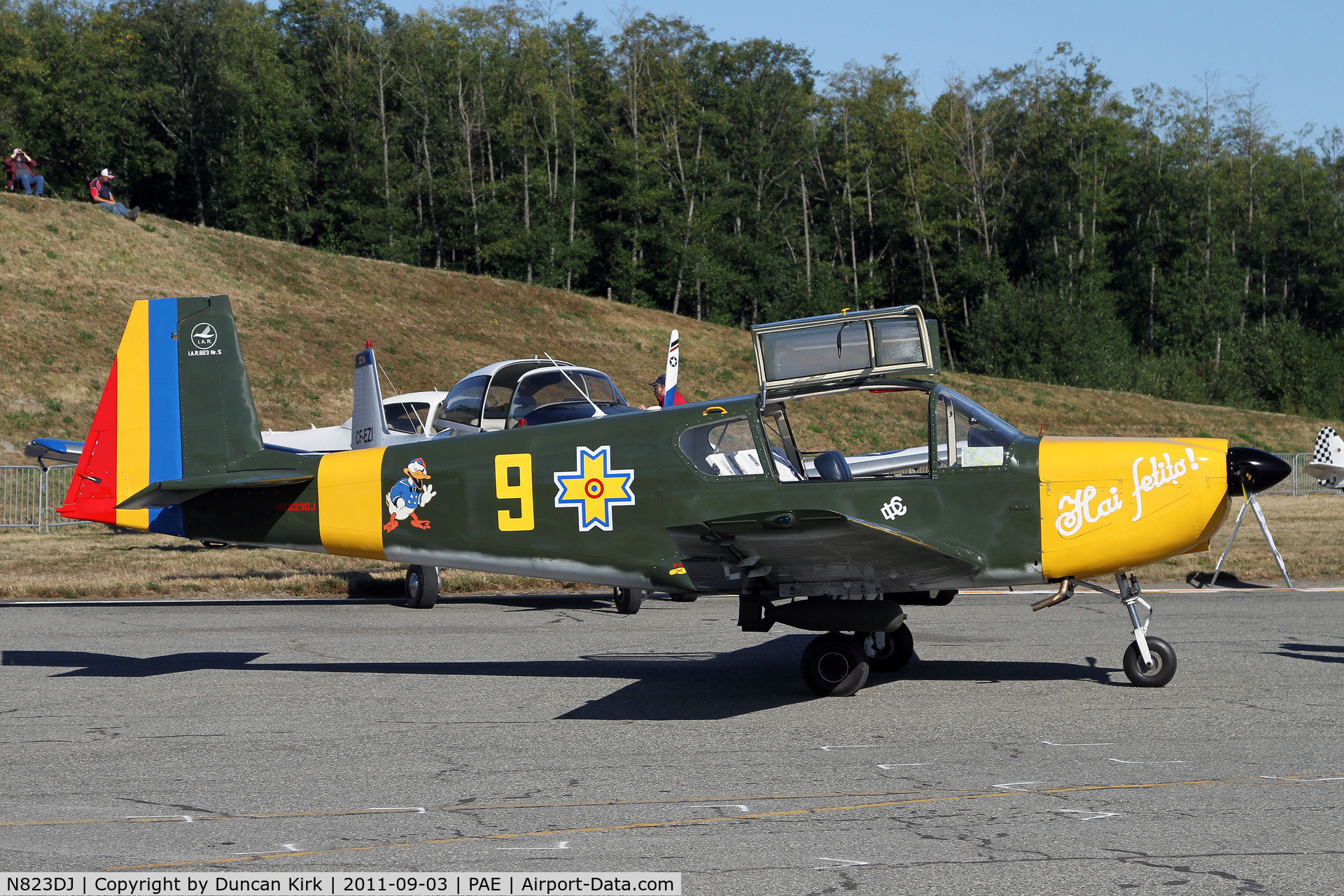 N823DJ, 1975 IAR IAR-823 C/N 05, This fine Romanian aircraft participated in the Vintage Aircraft Day festivities