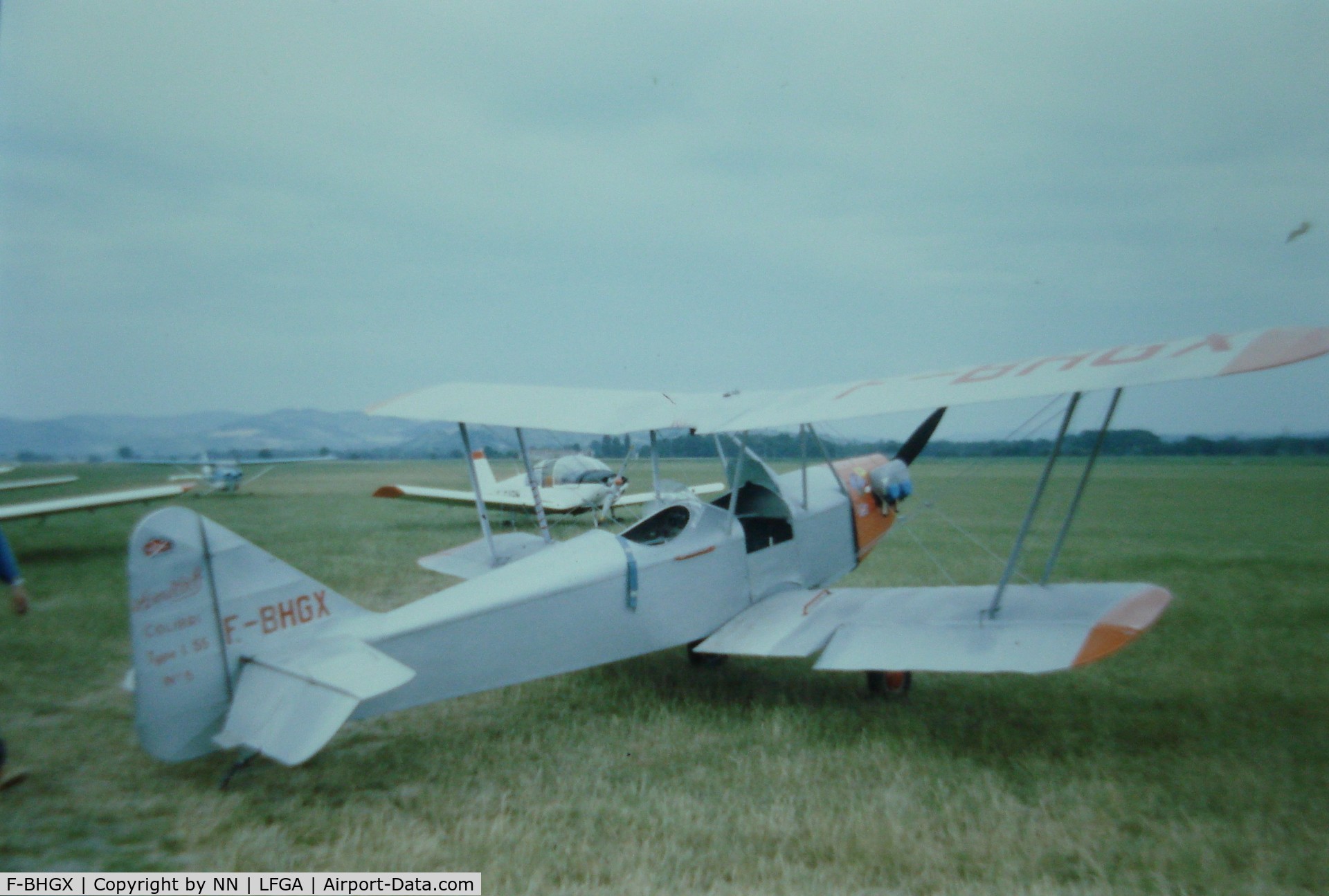 F-BHGX, Leopoldoff L-55 Colibri C/N 5, Picture is about 40 years old and the Leopoldoff had been flown by Philippe Moniot among others