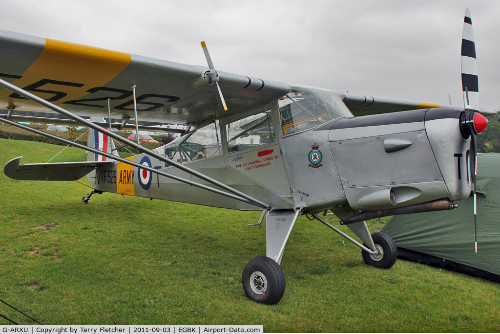 G-ARXU, 1945 Auster 6A Tugmaster (Mod) C/N 2295, At 2011 LAA Rally