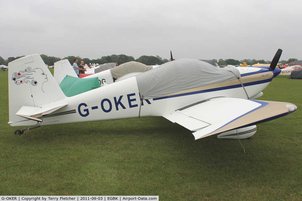 G-OKER, 2004 Vans RV-7 C/N PFA 323-14233, At 2011 LAA Rally