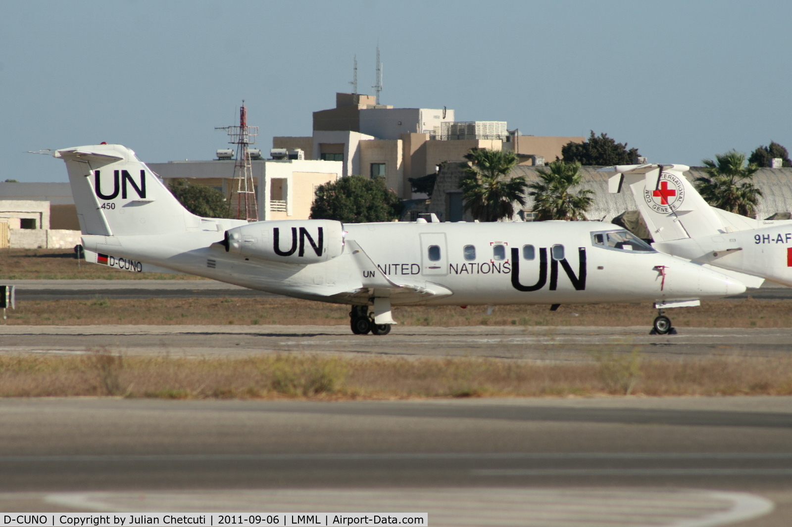 D-CUNO, 1984 Gates Learjet 55 C/N 55-108, Aircraft operated by United Nations