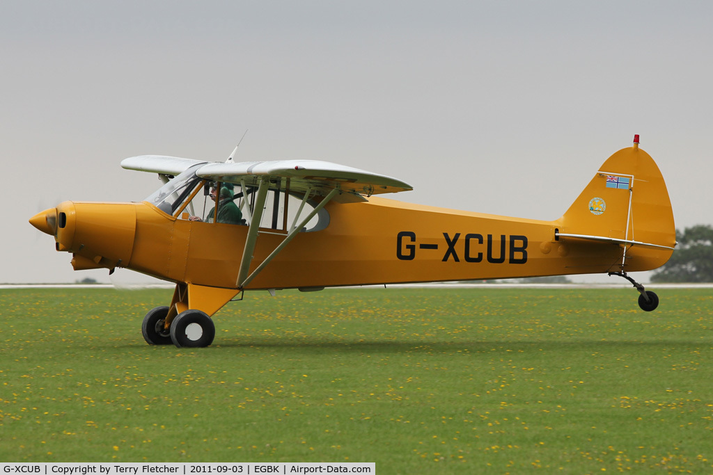 G-XCUB, 1981 Piper PA-18-150 Super Cub C/N 18-8109036, At 2011 LAA Rally at Sywell