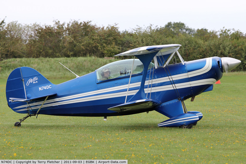 N74DC, 1980 Aerotek Pitts S-2A Special C/N 2228, At 2011 LAA Rally at Sywell