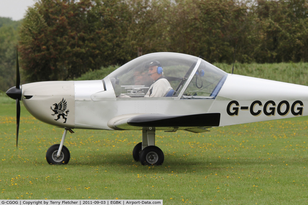 G-CGOG, 2010 Aerotechnik EV-97A Eurostar C/N LAA 315A-14980, At 2011 LAA Rally at Sywell