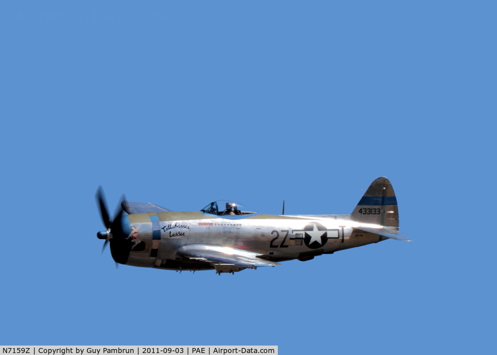 N7159Z, 1945 Republic P-47D Thunderbolt C/N 399-55945, Historic Flight Foundation Vintage Aircraft Weekend