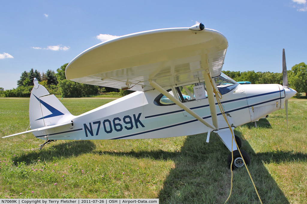 N7069K, 1950 Piper PA-20 Pacer C/N 20-174, At 2011 Oshkosh