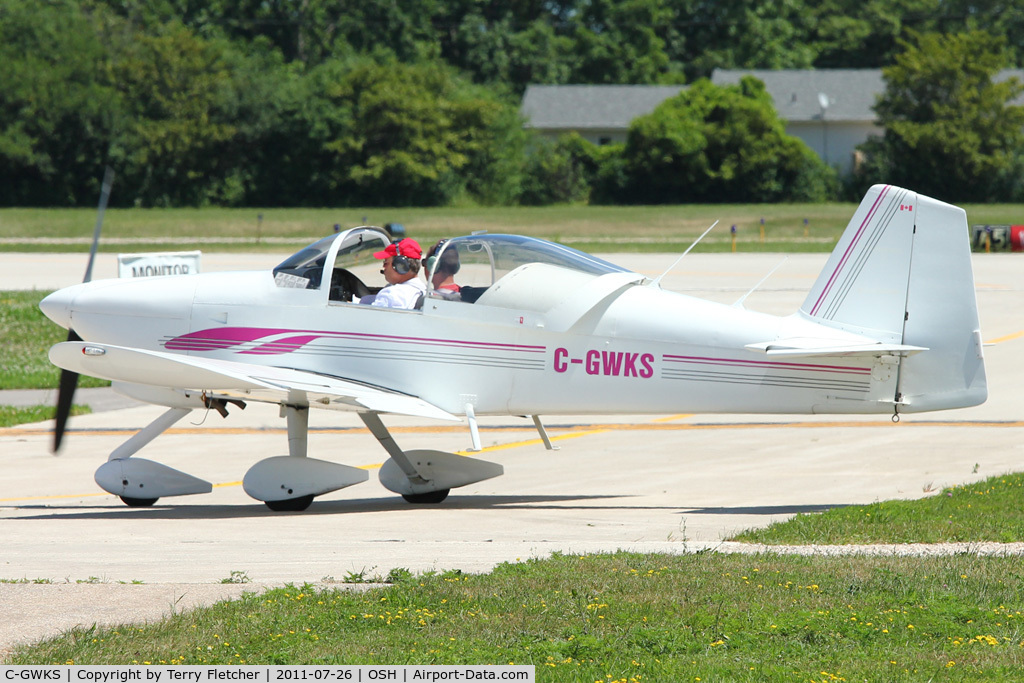 C-GWKS, 1998 Vans RV-6A C/N 60101, at 2011 Oshkosh