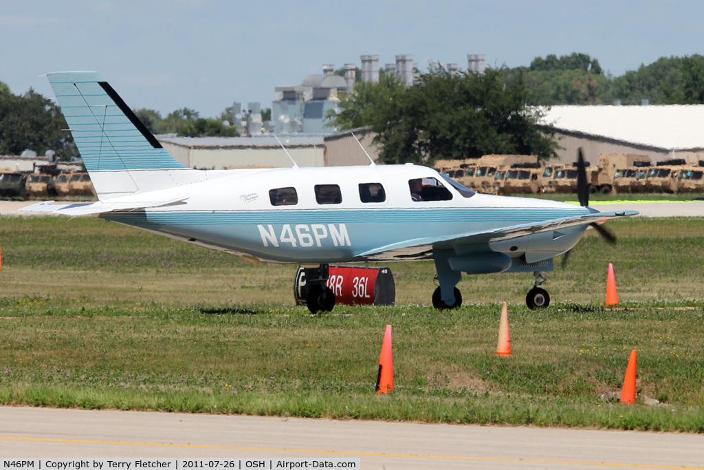 N46PM, 1989 Piper PA-46-350P Malibu Mirage C/N 4622081, At 2011 Oshkosh