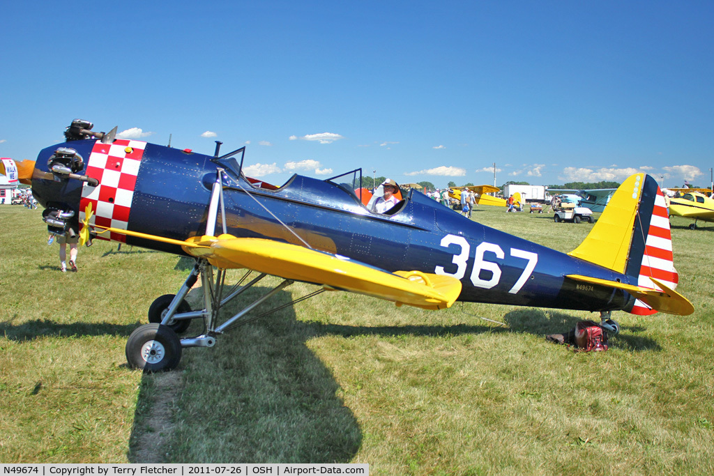 N49674, 1941 Ryan Aeronautical ST3KR C/N 1396, At 2011 Oshkosh