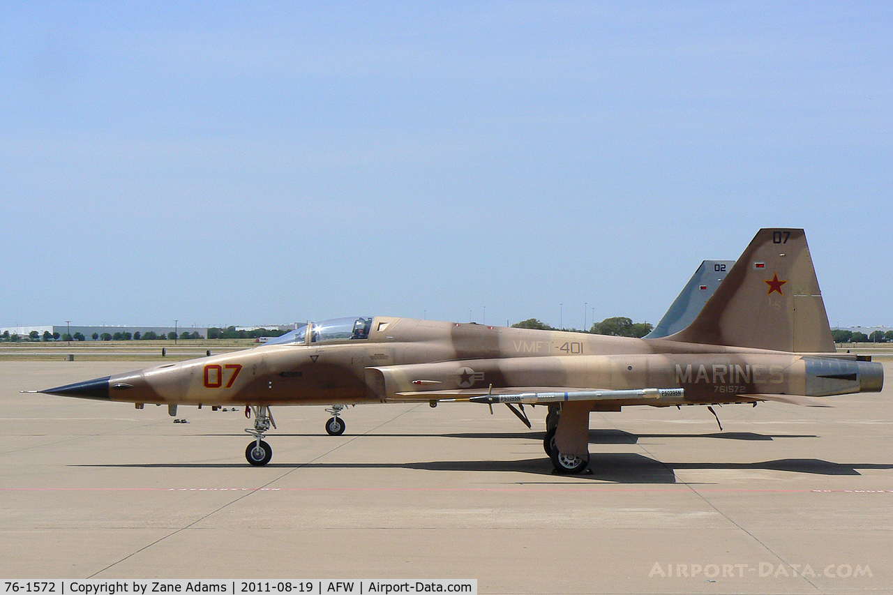 76-1572, 1976 Northrop F-5E Tiger II C/N L.1047, At Alliance Airport - Fort Worth, TX
