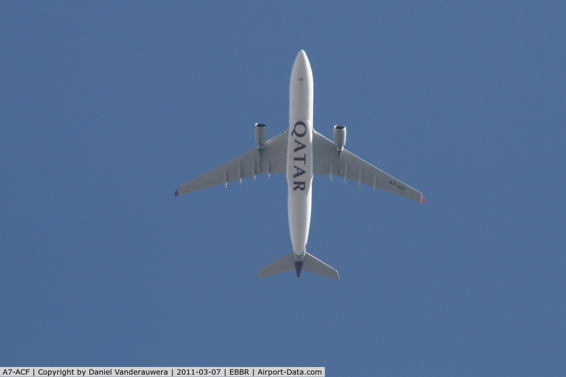 A7-ACF, 2004 Airbus A330-202 C/N 638, Flight QR941 on approach to RWY 02