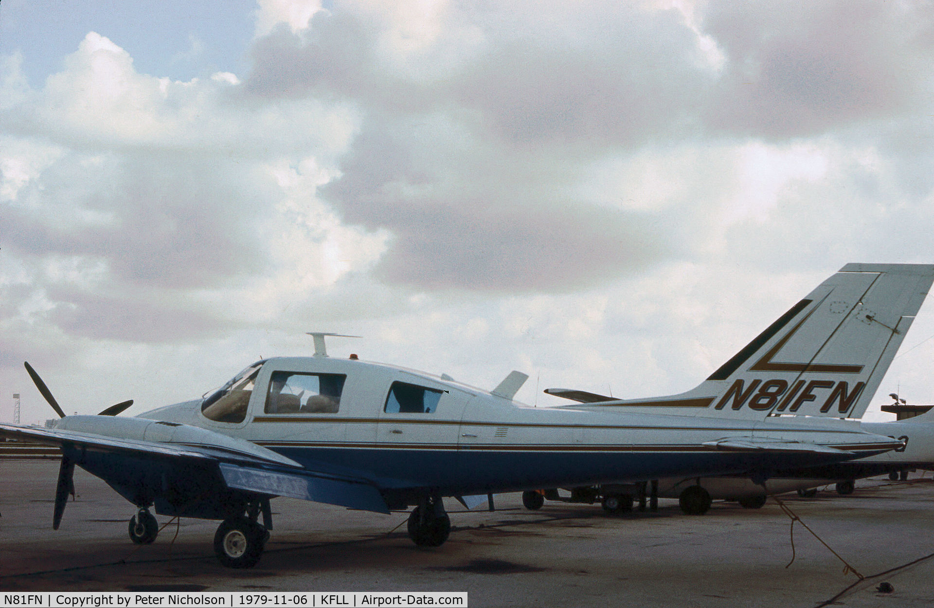 N81FN, 1966 Beagle B-206 Series 2 C/N B040, Series 2 Beagle B.206 as seen at Fort Lauderdale in November 1979.
