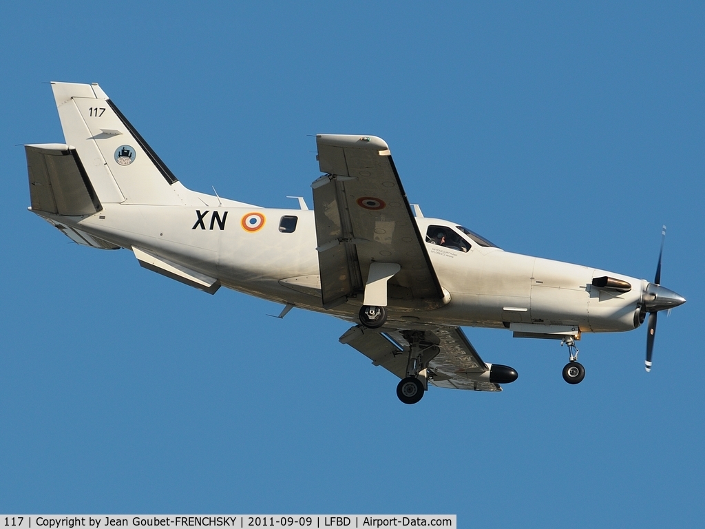 117, Socata TBM-700A C/N 117, Cotam landing 23