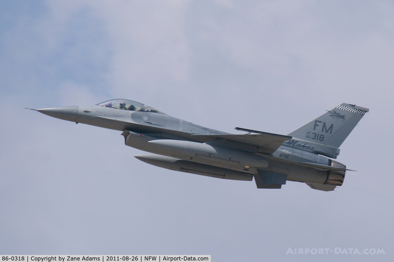 86-0318, 1986 General Dynamics F-16C Fighting Falcon C/N 5C-424, At NAS/JRB Fort Worth