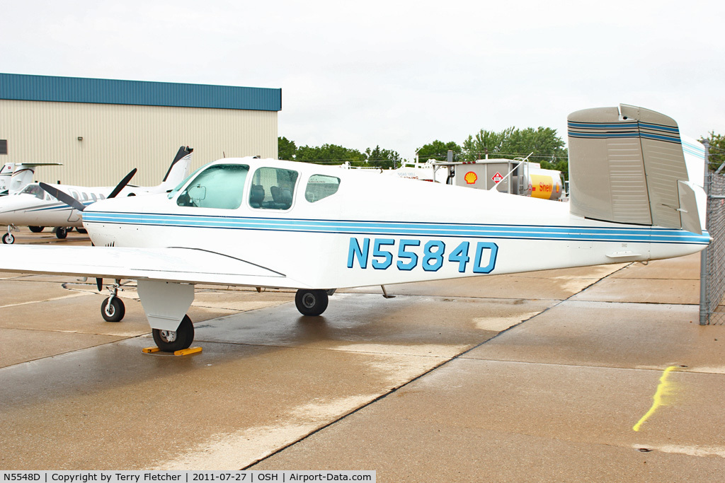 N5548D, 1957 Beech H35 Bonanza C/N D-5111, At 2011 Oshkosh