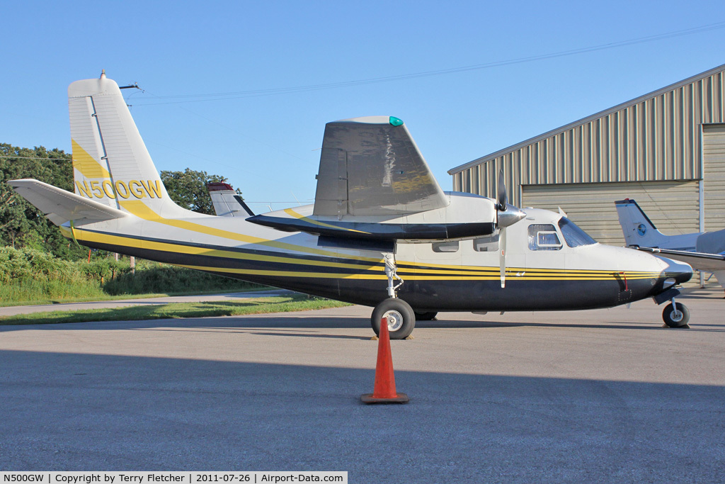 N500GW, 1964 Aero Commander 500-B C/N 1476-170, At Fond Du Lac