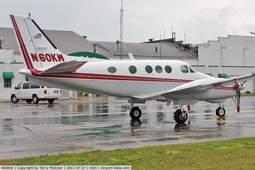 N60KW, 1978 Beech C90 King Air C/N LJ-800, at 2011 Oshkosh