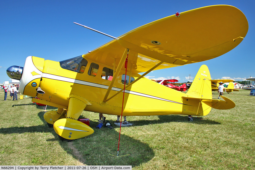 N66294, 1943 Howard Aircraft DGA-15P C/N 892, at 2011 Oshkosh