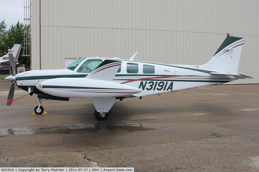 N3191A, 1999 Raytheon Aircraft Company A36 Bonanza C/N E-3291, at 2011 Oshkosh