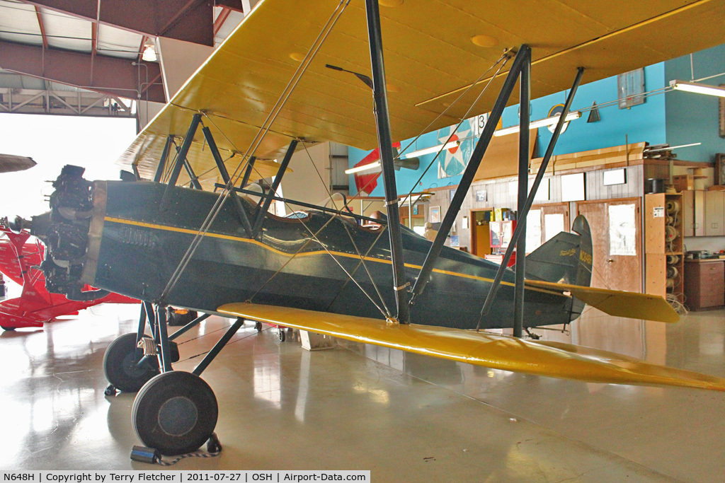 N648H, 1929 Curtiss-Wright Travel Air E-4000 C/N 1224, At 2011 Oshkosh