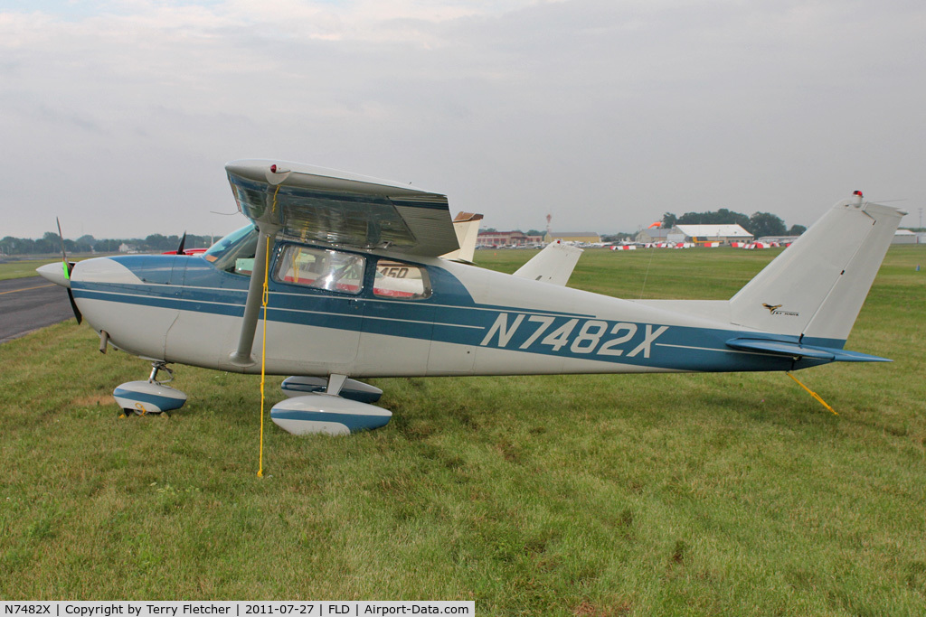 N7482X, 1960 Cessna 172B C/N 17247982, At Fond Du Lac WI - during 2011 Oshkosh week
