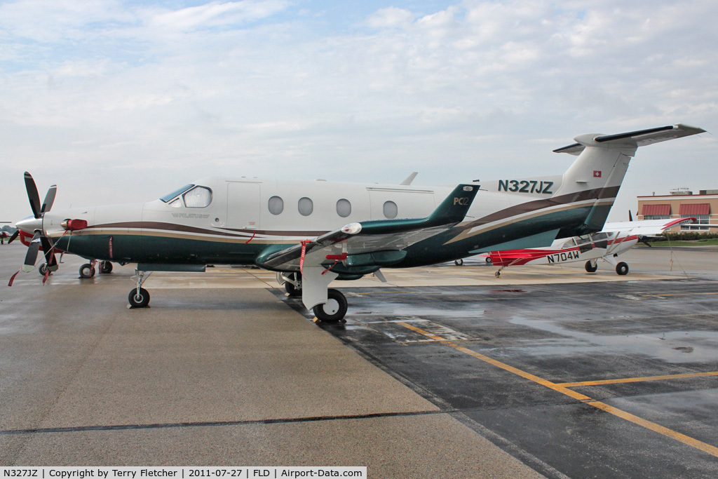 N327JZ, 2000 Pilatus PC-12/45 C/N 327, At Fond Du Lac WI - during 2011 Oshkosh week