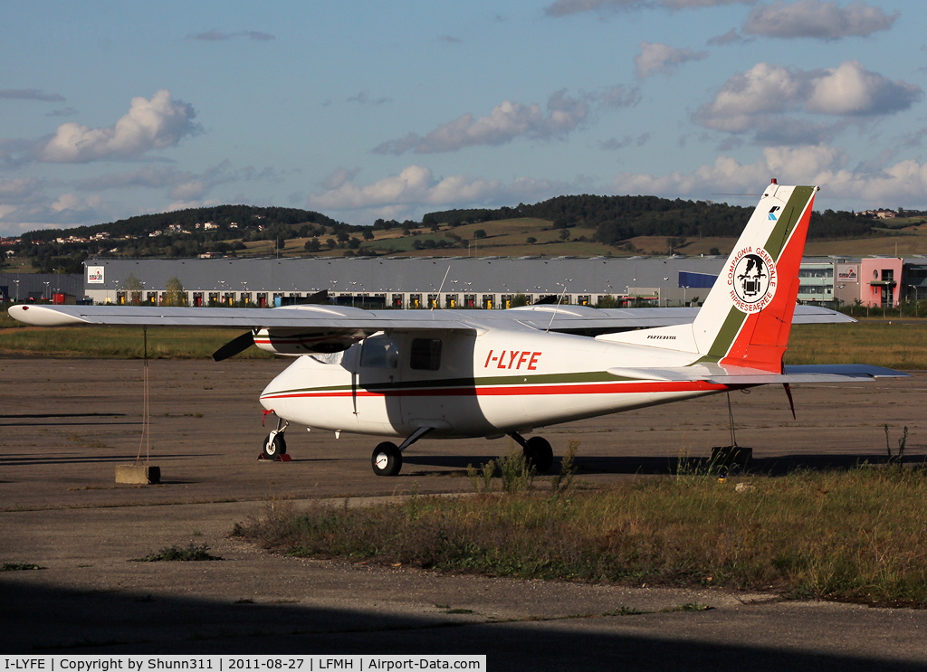I-LYFE, Partenavia P-68B C/N 12, Parked at the Airclub...