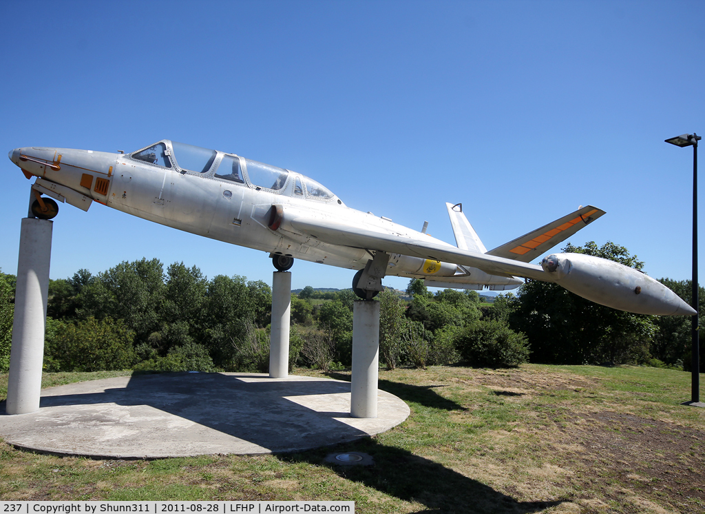 237, 1959 Fouga CM-170R Magister C/N 237, Preserved near the Airfield...