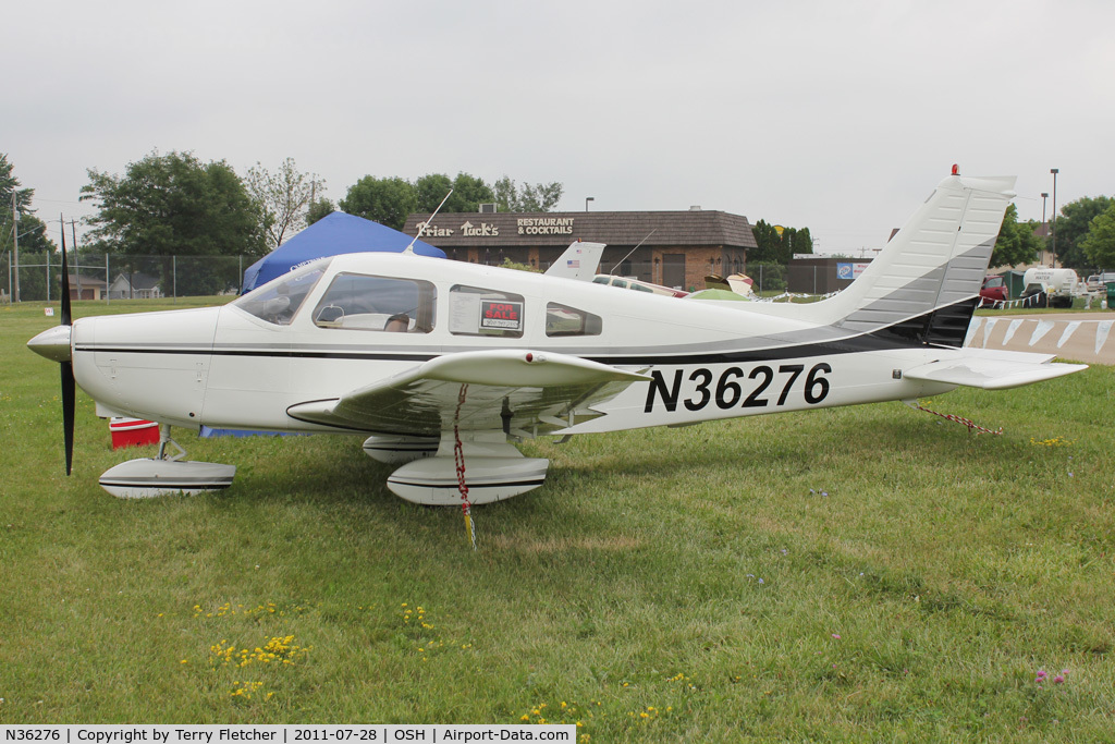 N36276, 1978 Piper PA-28-161 C/N 28-7816624, Aircraft in the camping areas at 2011 Oshkosh