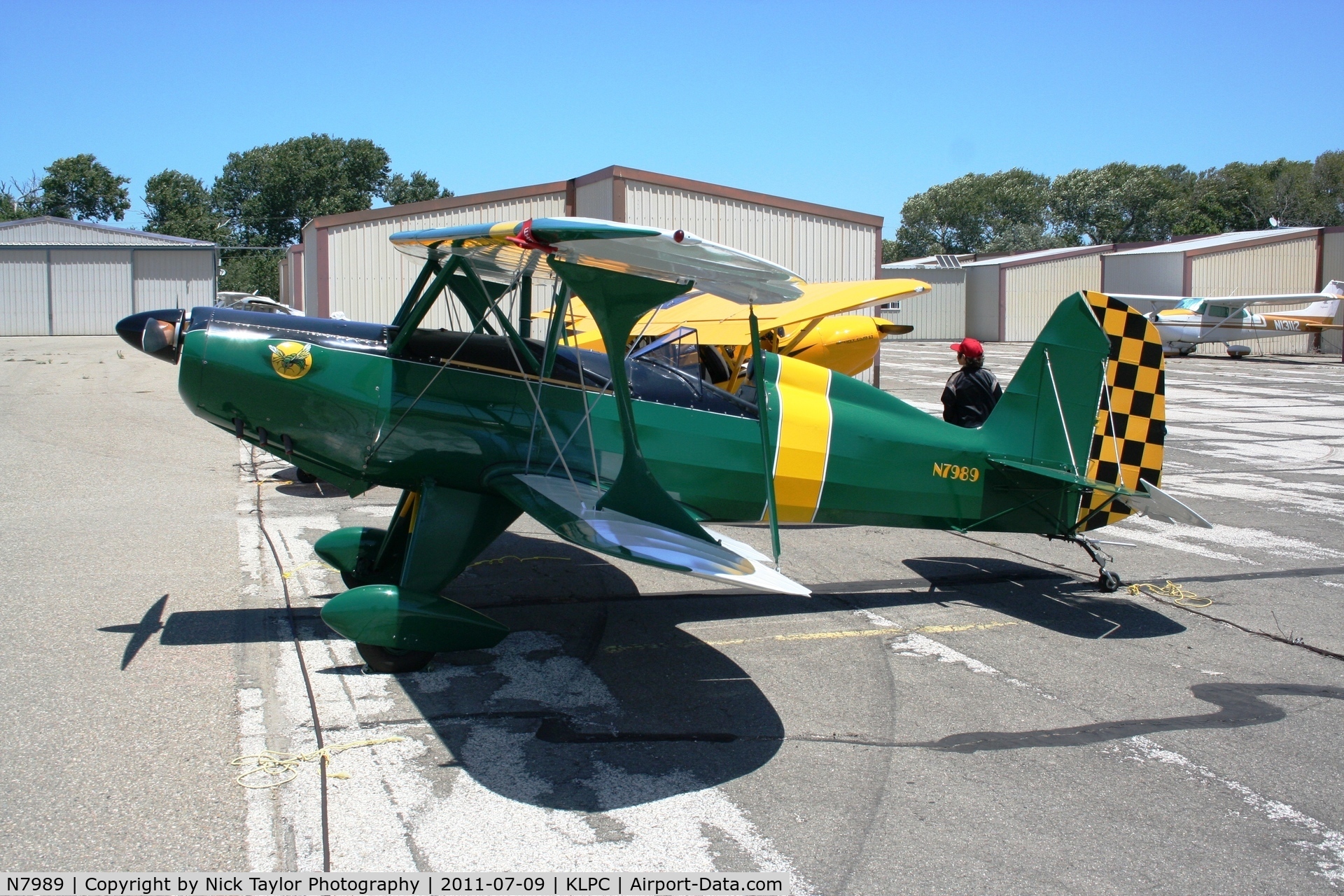 N7989, 1971 Stolp SA-300 Starduster Too C/N 476, Lompoc Piper Cub fly in 2011