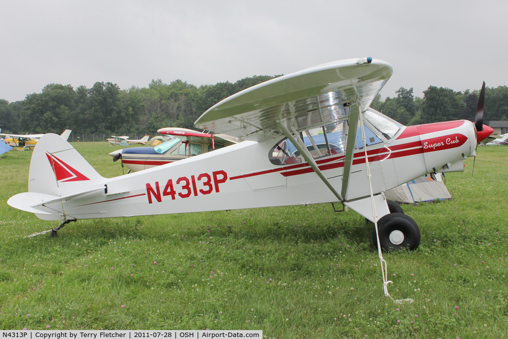 N4313P, 1979 Piper PA-18-150 Super Cub C/N 18-8009006, Aircraft in the camping areas at 2011 Oshkosh