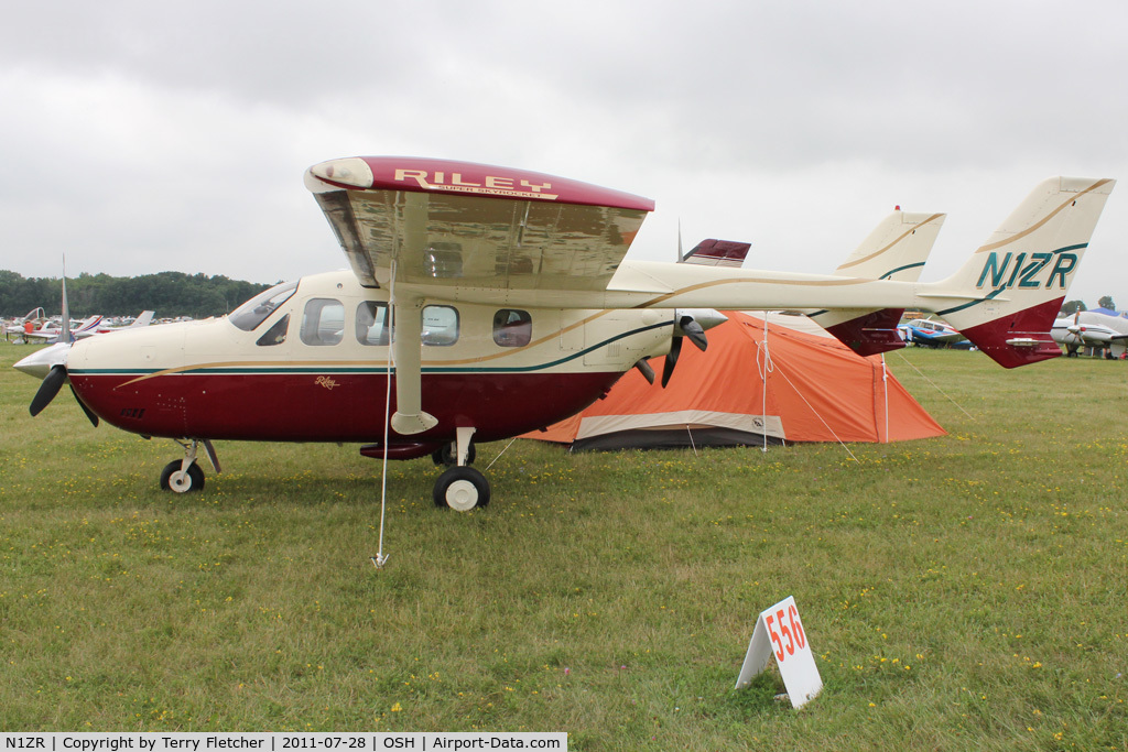 N1ZR, 1977 Cessna T337G Turbo Super Skymaster C/N P3370275, Aircraft in the camping areas at 2011 Oshkosh