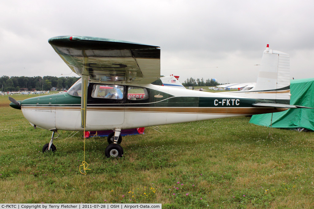 C-FKTC, 1958 Cessna 172 C/N 36923, Aircraft in the camping areas at 2011 Oshkosh