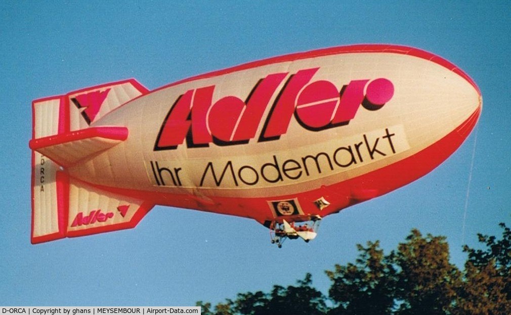 D-ORCA, Cameron Balloons Colt AS-80 C/N 2, Meysembourg 1993'Adler Ihr Modemarkt'