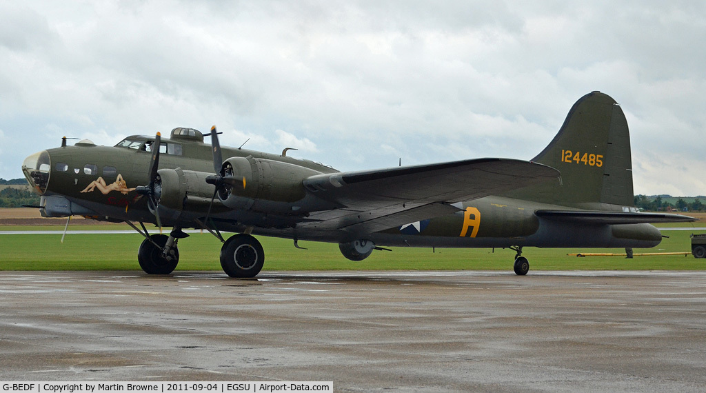 G-BEDF, 1944 Boeing B-17G Flying Fortress C/N 8693, DULL AND RAINY