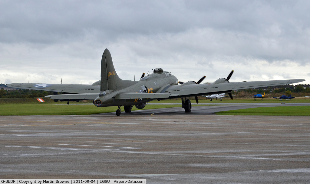 G-BEDF, 1944 Boeing B-17G Flying Fortress C/N 8693, DULL AND RAINY