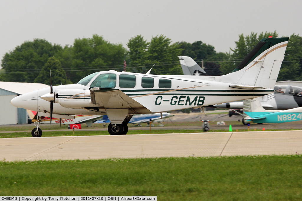 C-GEMB, 1984 Beech 58 Baron C/N TH-1424, At 2011 Oshkosh