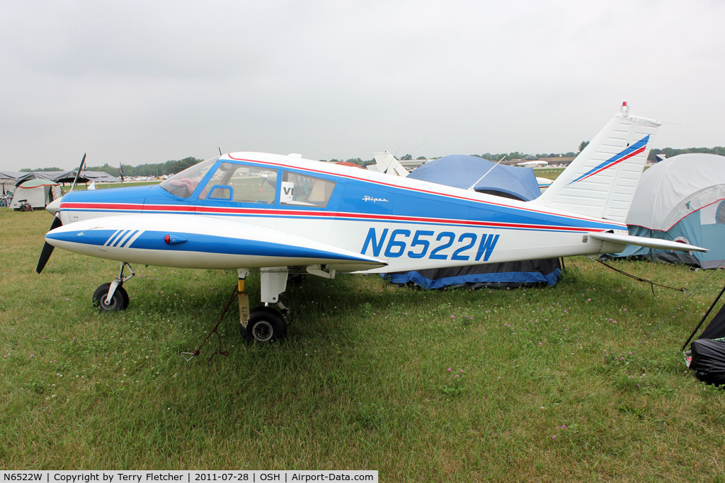 N6522W, 1965 Piper PA-28-140 C/N 28-20601, At 2011 Oshkosh