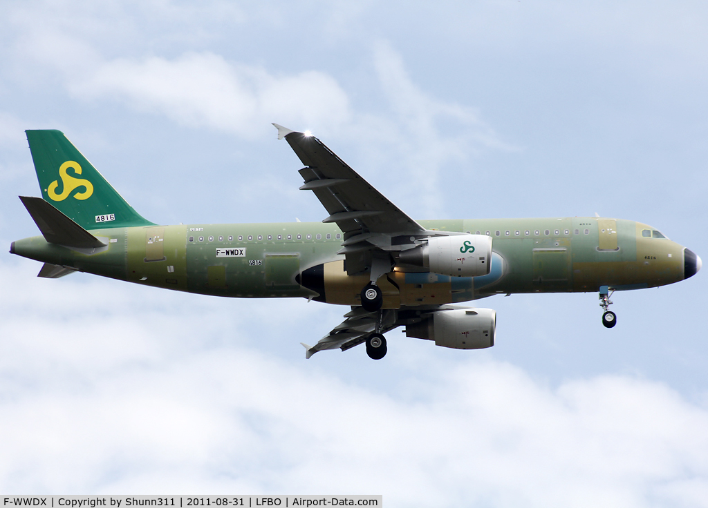 F-WWDX, 2011 Airbus A320-214 C/N 4816, C/n 4816 - For Spring Airlines