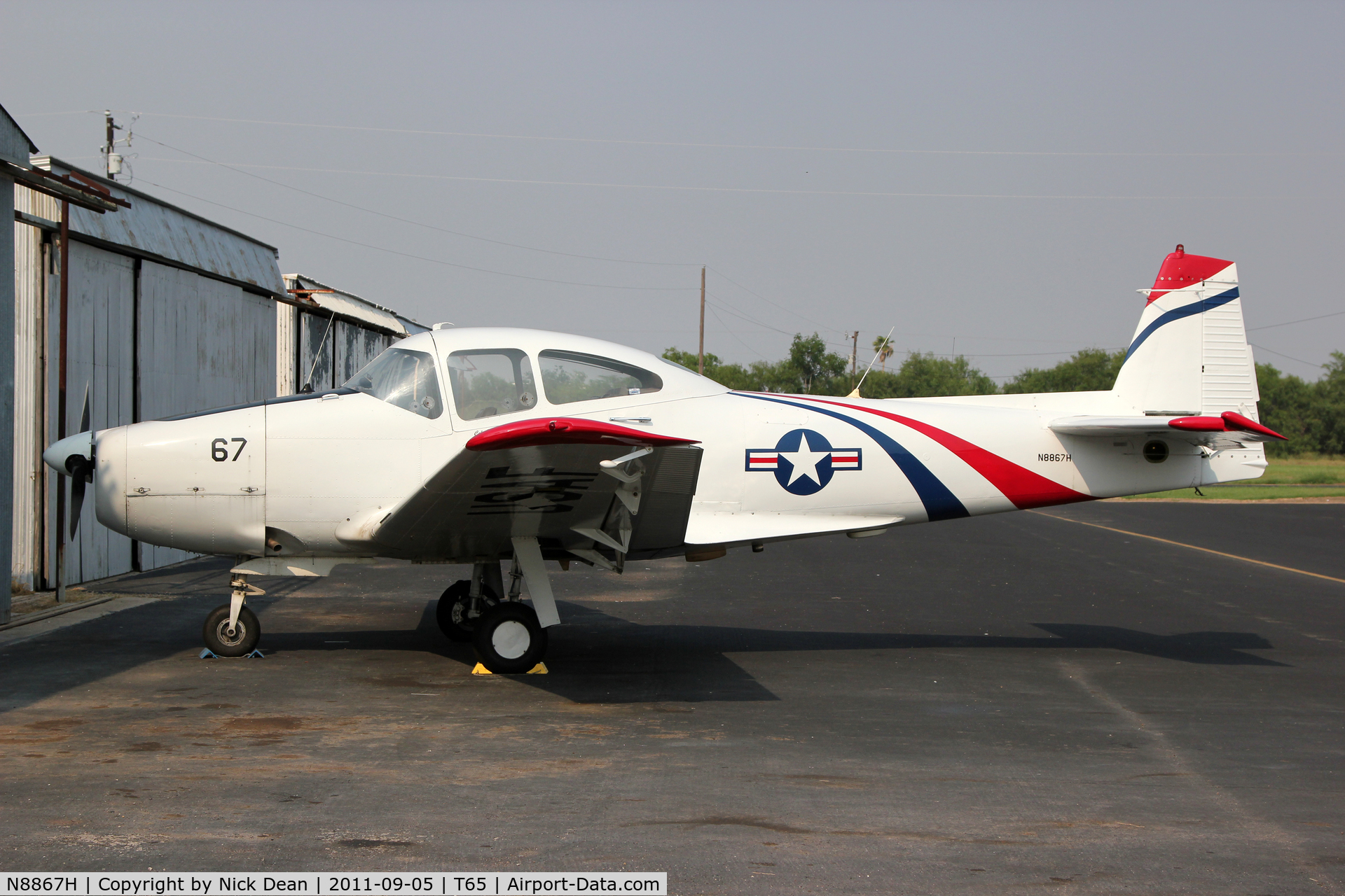 N8867H, 1947 North American Navion C/N NAV-4-867, Mid Valley T65