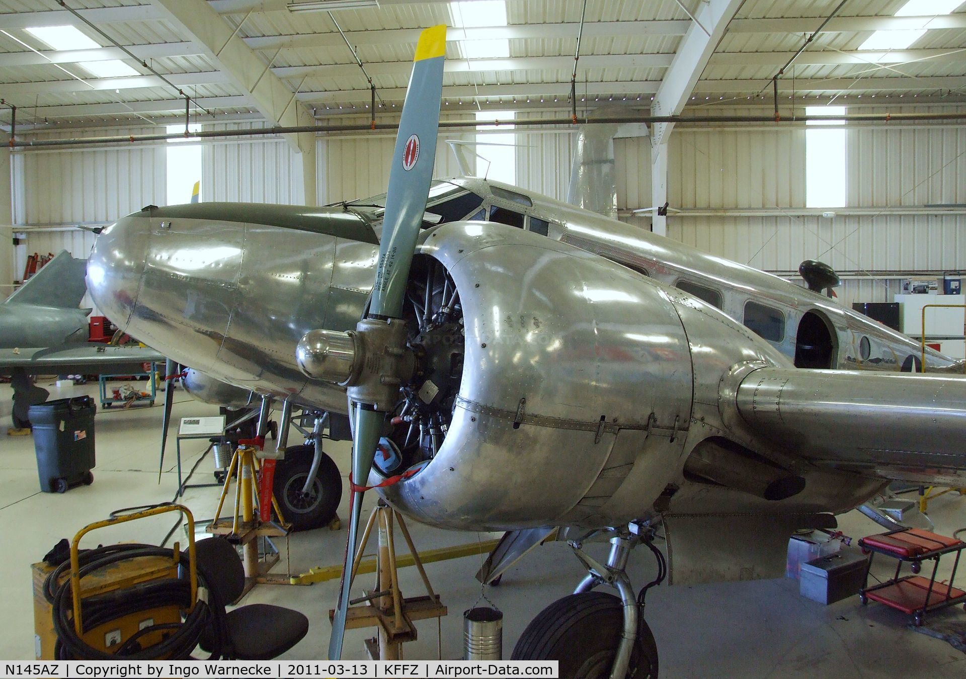 N145AZ, Beech D18S C/N A-235, Beechcraft D18S (C-45 Expeditor) at the CAF Arizona Wing Museum, Mesa AZ
