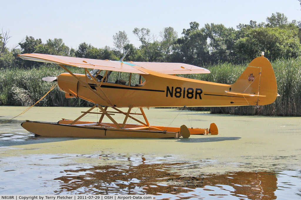N818R, 1994 Piper PA-18-150 Super Cub C/N 1809084, At Lake Winnebago, during 2011 Oshkosh Week