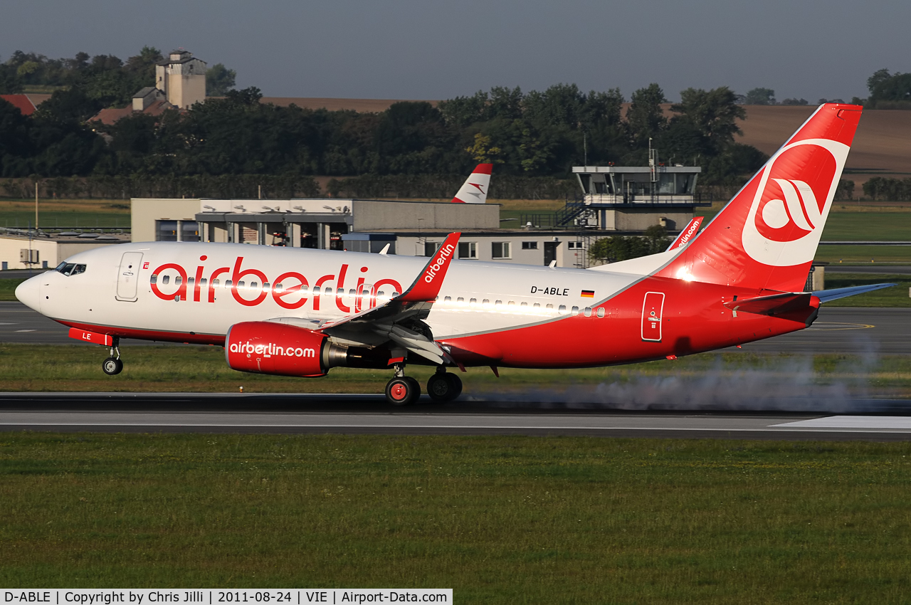 D-ABLE, 2010 Boeing 737-76J C/N 36873, Air Berlin