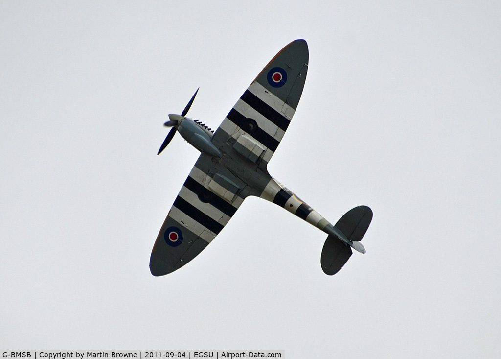 G-BMSB, 1943 Supermarine 361 Spitfire T.IX C/N CBAF.7722, DULL AND RAINY