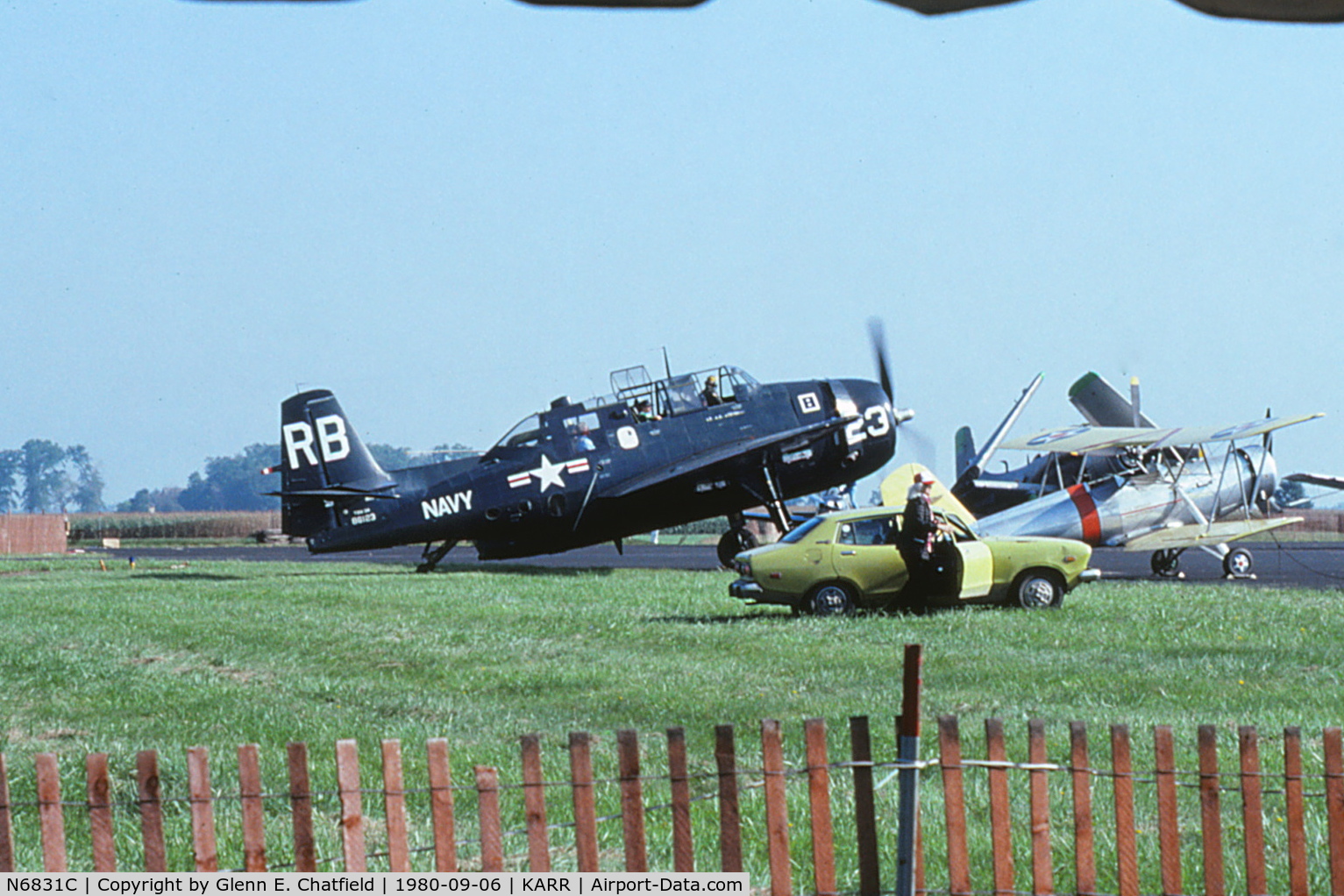N6831C, 1942 General Motors TBM-3E Avenger C/N 2942, Ready for taxi for air show fly by