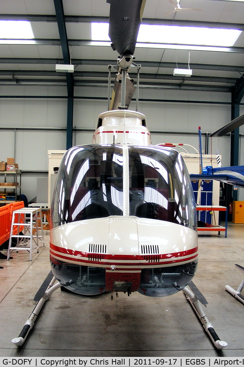 G-DOFY, 1983 Bell 206B JetRanger III C/N 3637, Castle Air