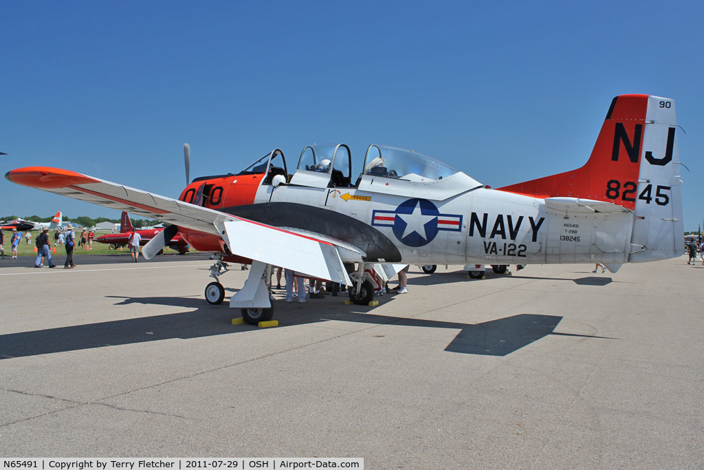 N65491, North American T-28B Trojan C/N 200-316 (138245), At 2011 Oshkosh